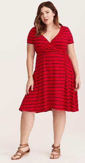 best dresses for apple shape plus size