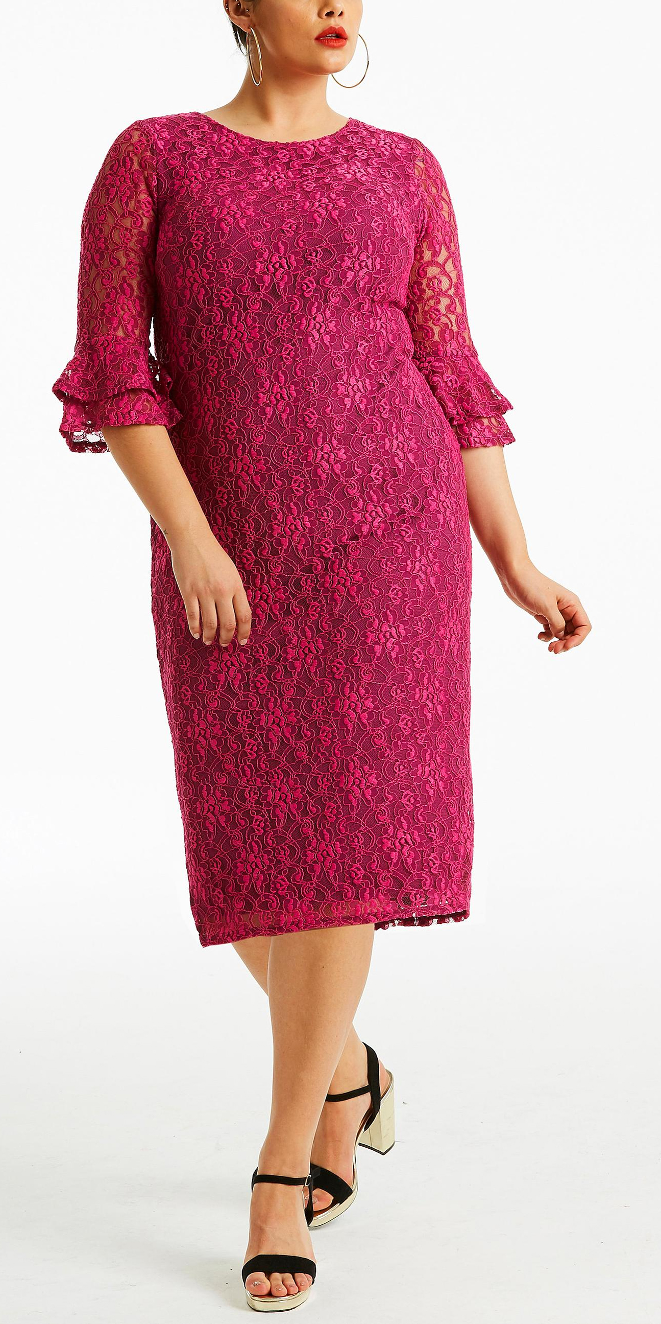 45 Plus Size Wedding Guest Dresses with Sleeves