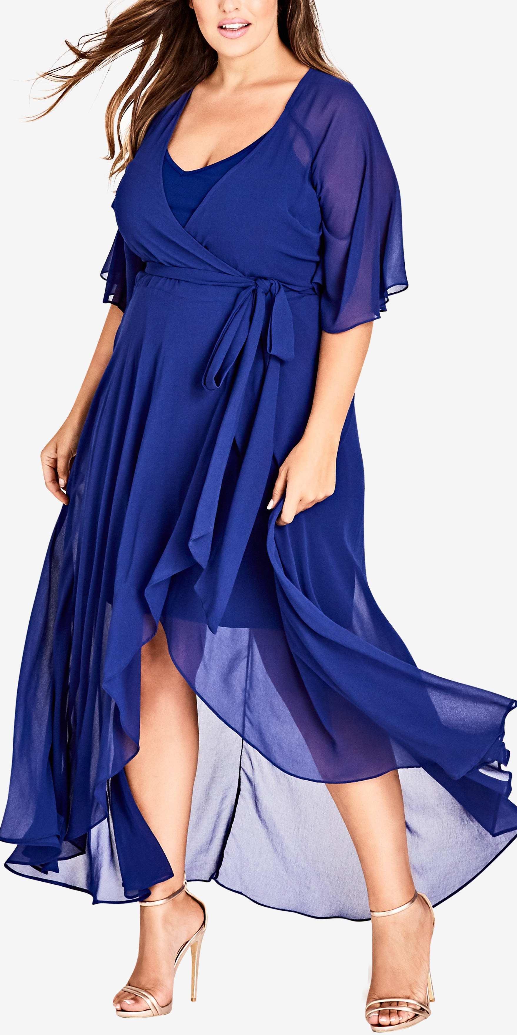 55 Plus Size Wedding Guest Dresses {with Sleeves} - Plus Size