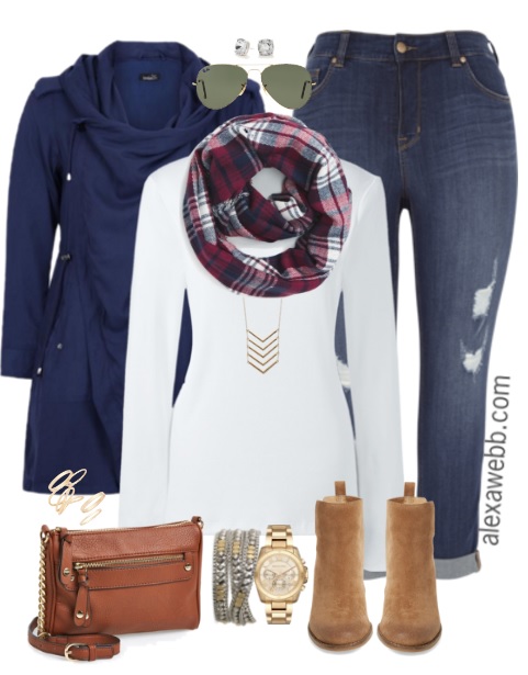 Plus Size Casual Fall Outfit - Alexa Webb