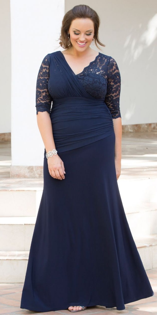 24 Plus Size Long Wedding Guest Dresses {with Sleeves ... (550 x 1104 Pixel)