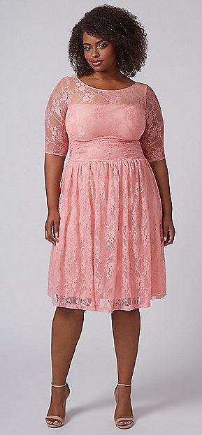 55 Plus Size Wedding Guest Dresses {with Sleeves} - Alexa Webb (289 x 623 Pixel)