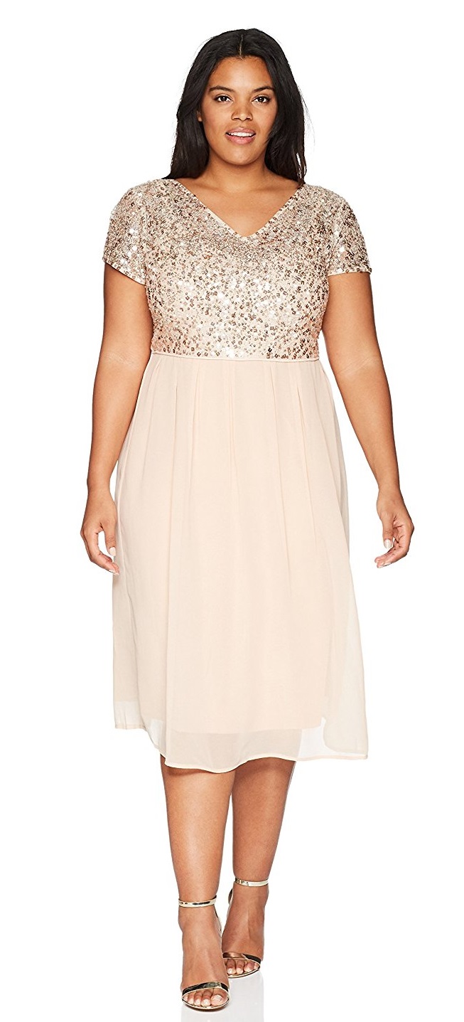 21 Plus Size Wedding Guest Dresses {with Sleeves} - Alexa Webb (550 x 1210 Pixel)