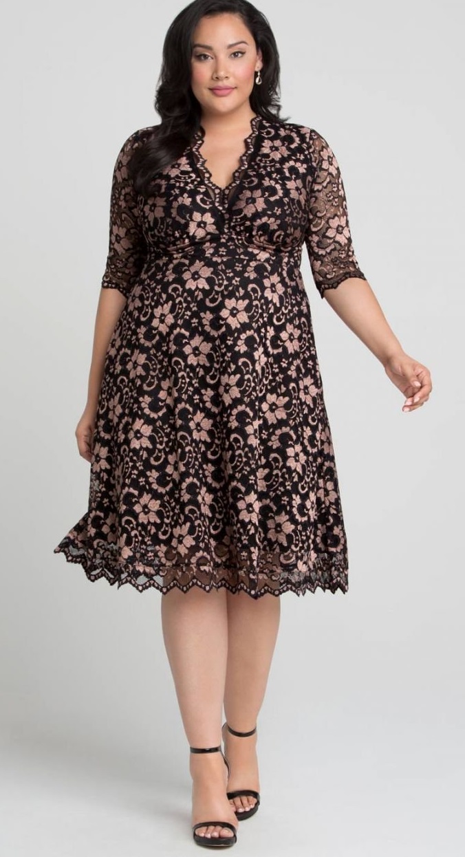 30 Plus Size Summer Wedding Guest Dresses {with Sleeves ... (550 x 1014 Pixel)