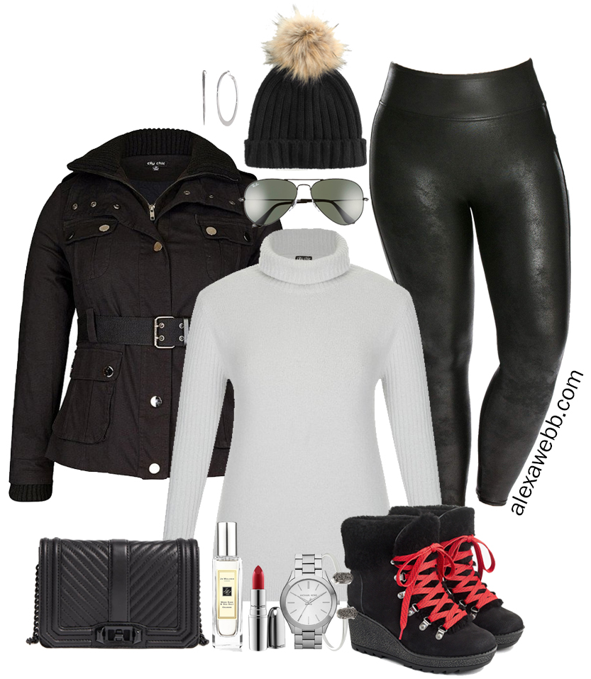 How to style FAUX LEATHER LEGGINGS, Fall Winter Faux Leather Leggings  outfit ideas