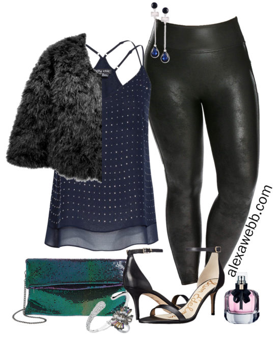 Plus Size Faux Leather Leggings Outfit Ideas – Part 2 - Alexa Webb