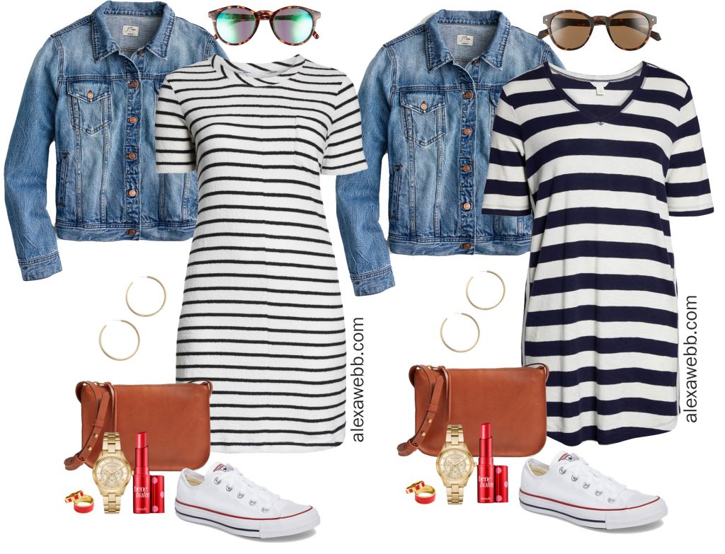 Casual Dress Outfit Ideas: Dress with Sneakers