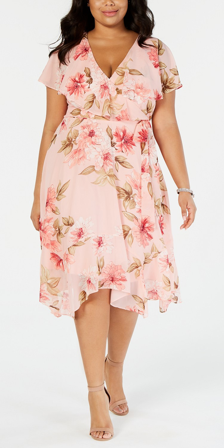 42 Plus Size Wedding Guest Dresses {with Sleeves} - Alexa Webb