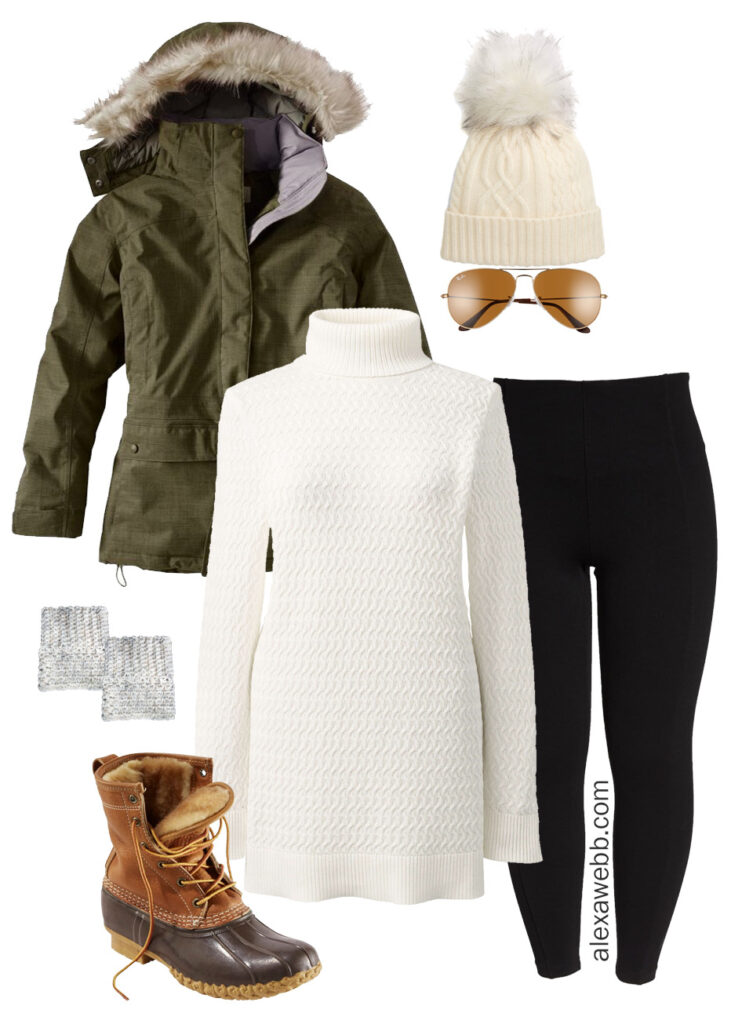 Straight Size To Plus Size - Winter Alpine Outfit - Alexa Webb