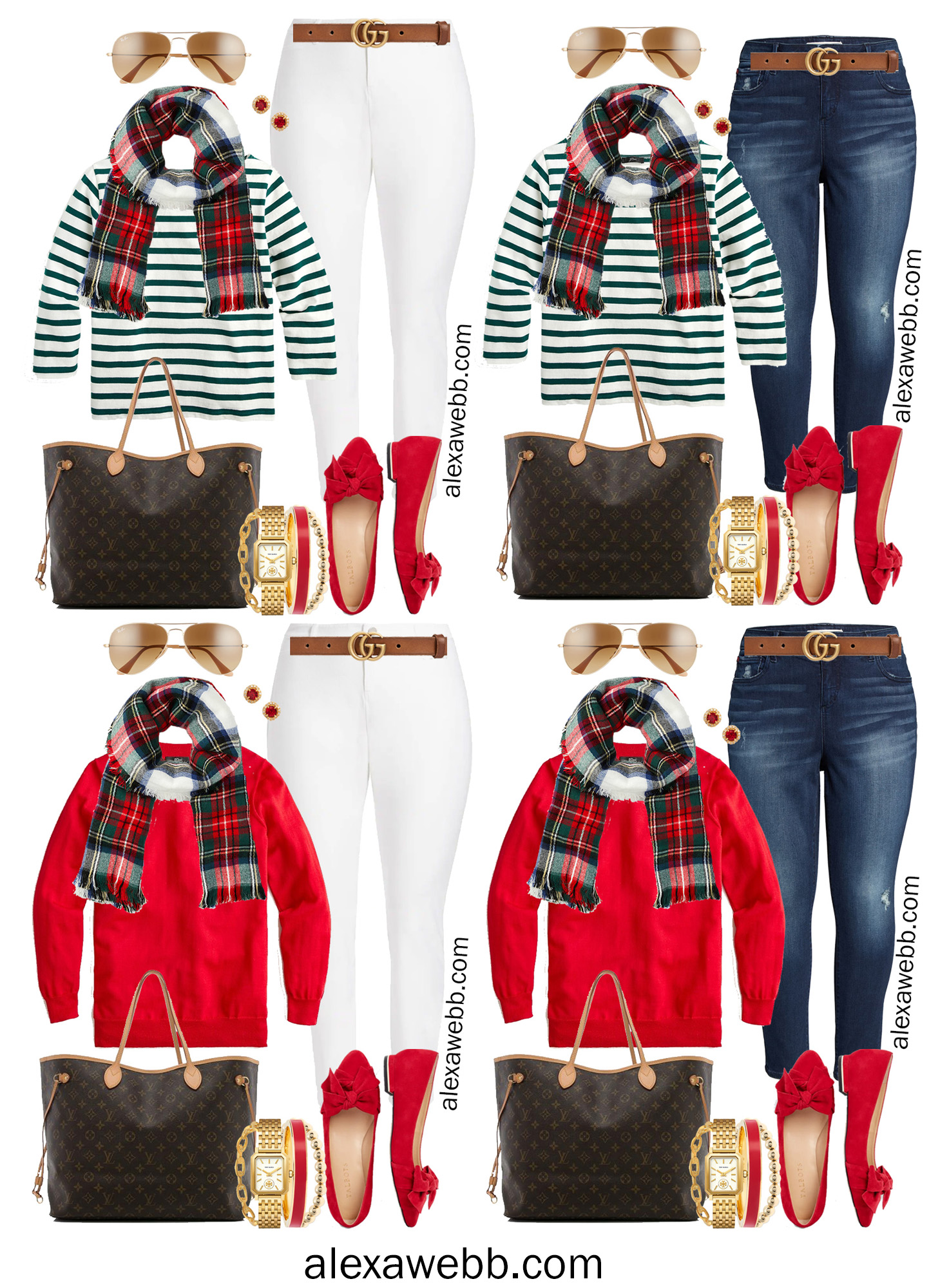 FESTIVE HOLIDAY OUTFITS FOR MIDSIZE GALS