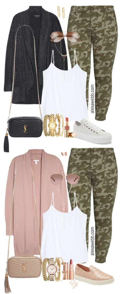 Plus Size Rose Gold Camo Outfit - Alexa Webb