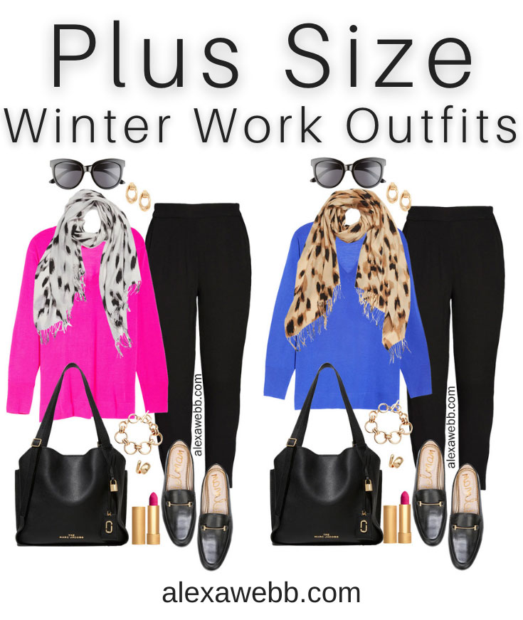 Plus Size Cardigan Work Outfit Ideas - Alexa Webb