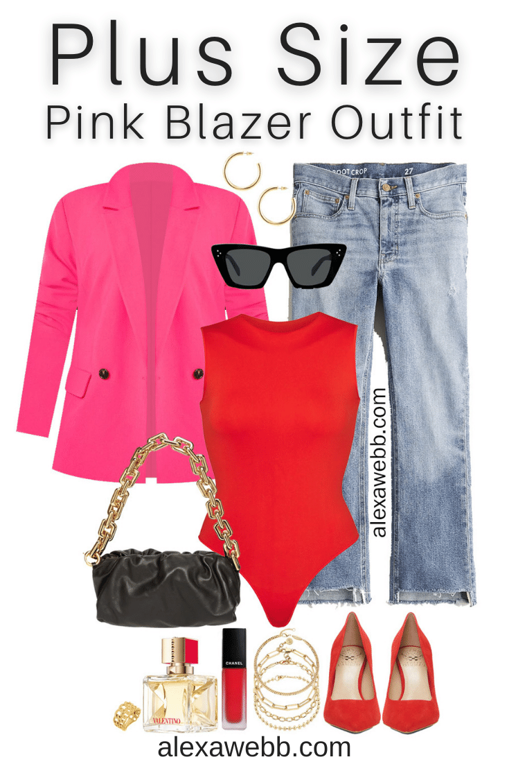 Plus Size Red Pants Work Outfits - Part 2 - Alexa Webb