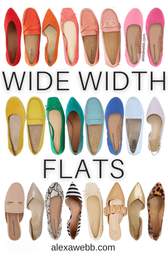 Wide Width Flats for Women - Alexa Webb