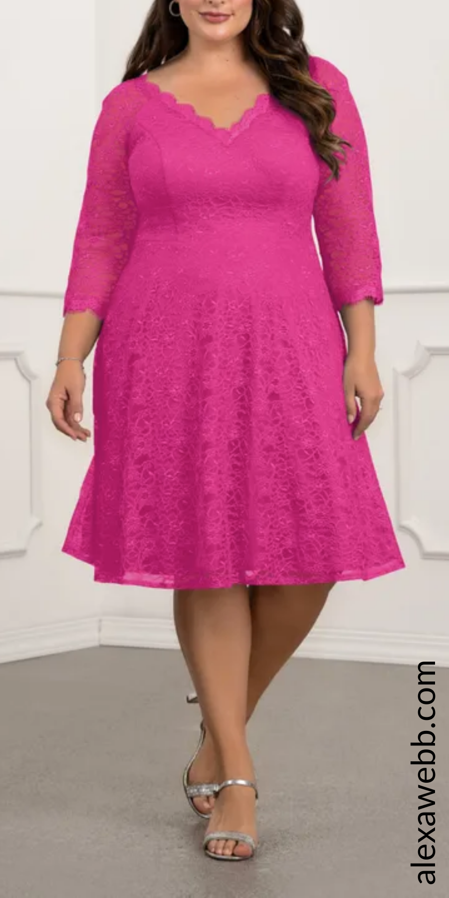 45 Plus Size Summer Wedding Guest Dresses With Sleeves Alexa Webb 