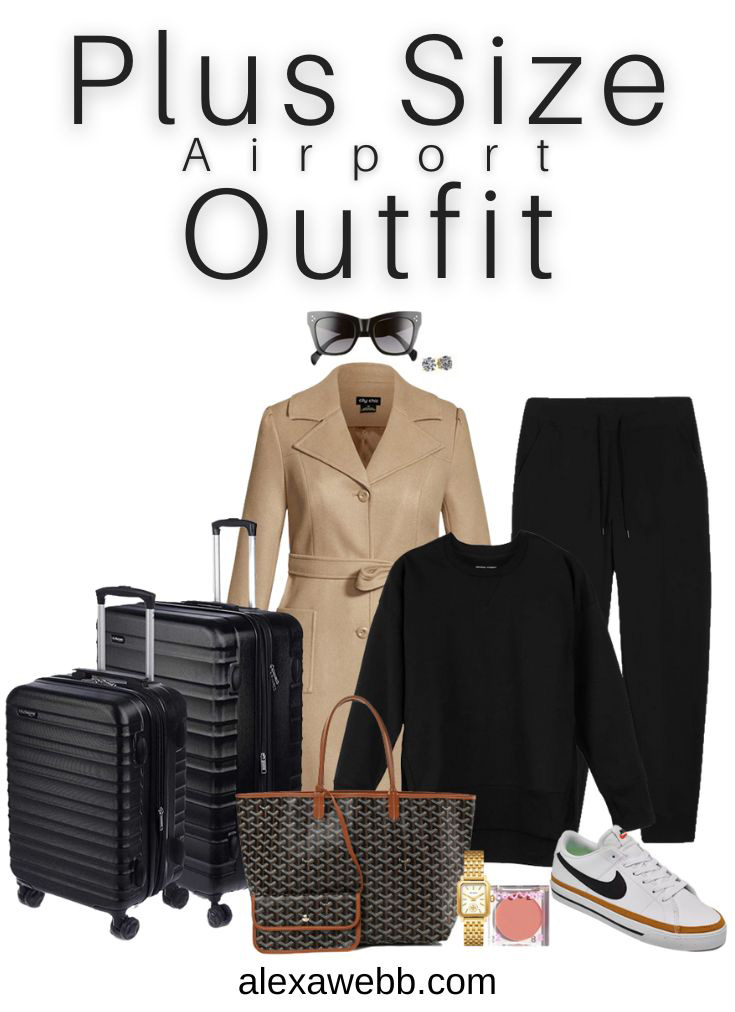 Plus Size Airport Outfit - Alexa Webb