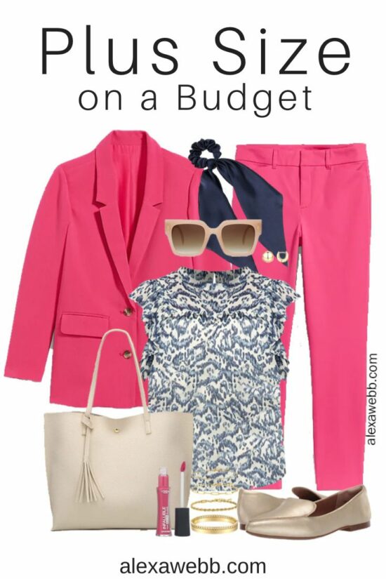 Plus Size Pink Shorts Outfits - Alexa Webb