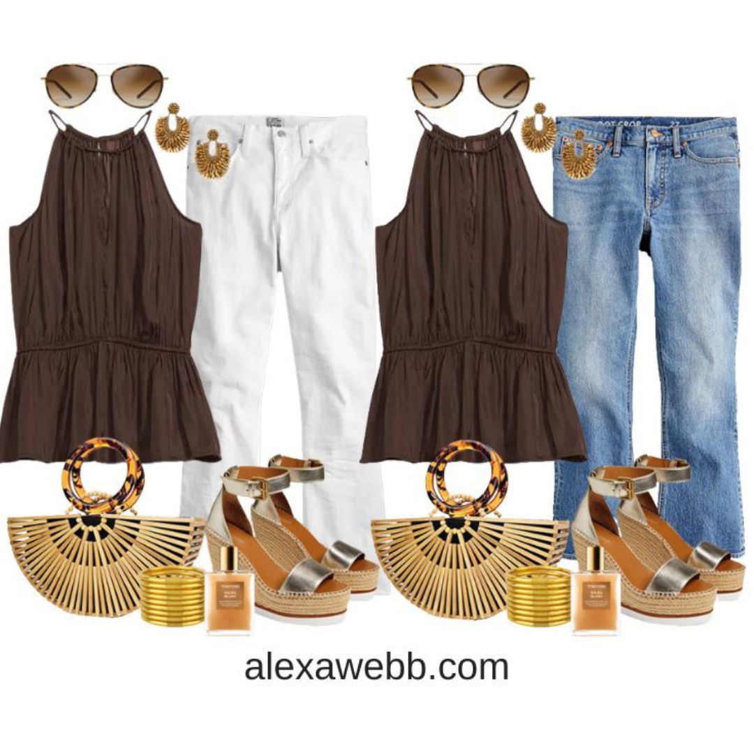Plus Size Vacation Jeans Outfits 1 - Alexa Webb