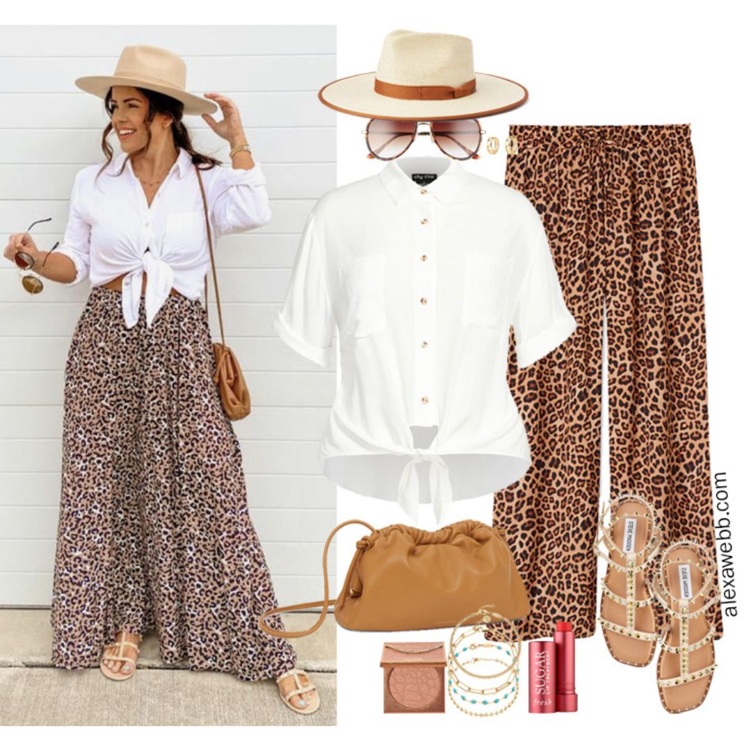Straight Size to Plus Size – Summer Vacation Outfit - Alexa Webb