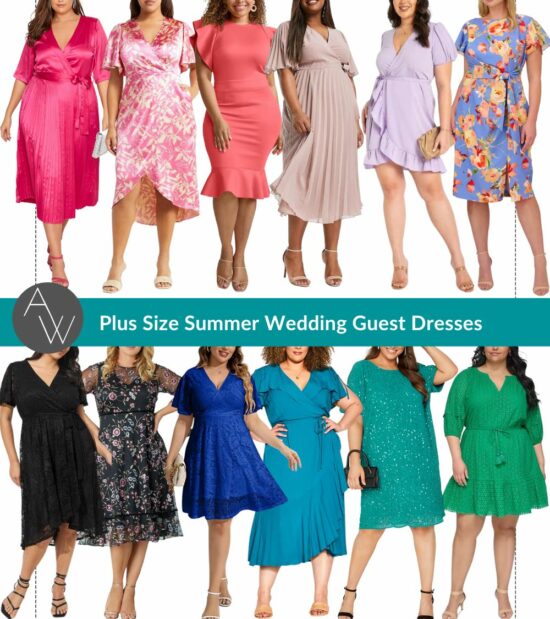 63 Plus Size Wedding Guest Dresses with Sleeves - Alexa Webb